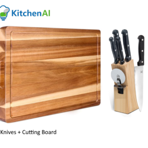 Knives plus Cutting Board